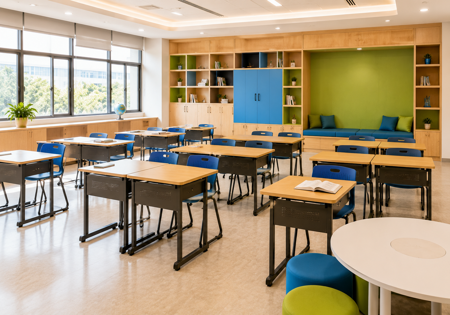 School classroom interior fit-out by UFLIX