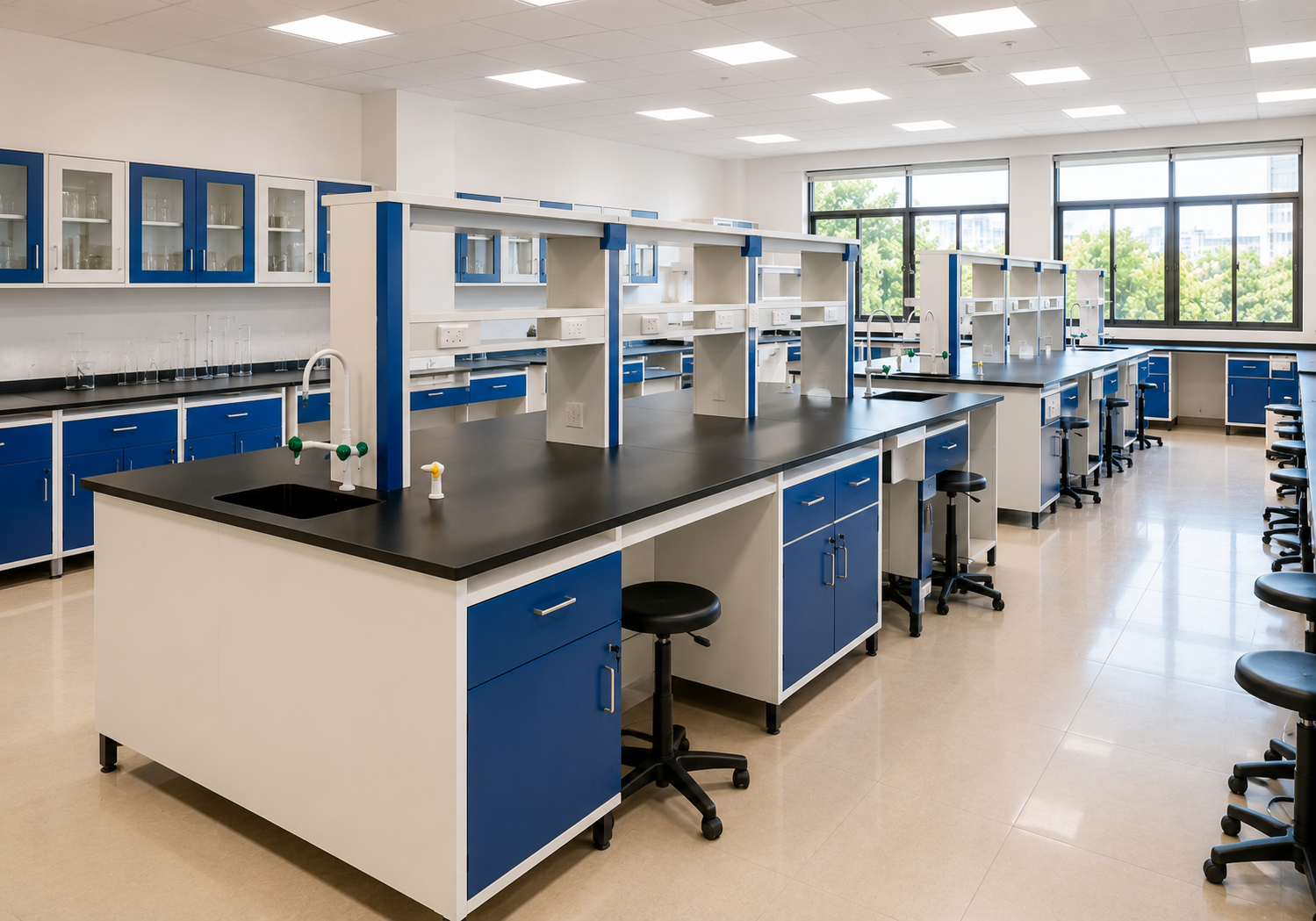 Laboratory workbench fabrication