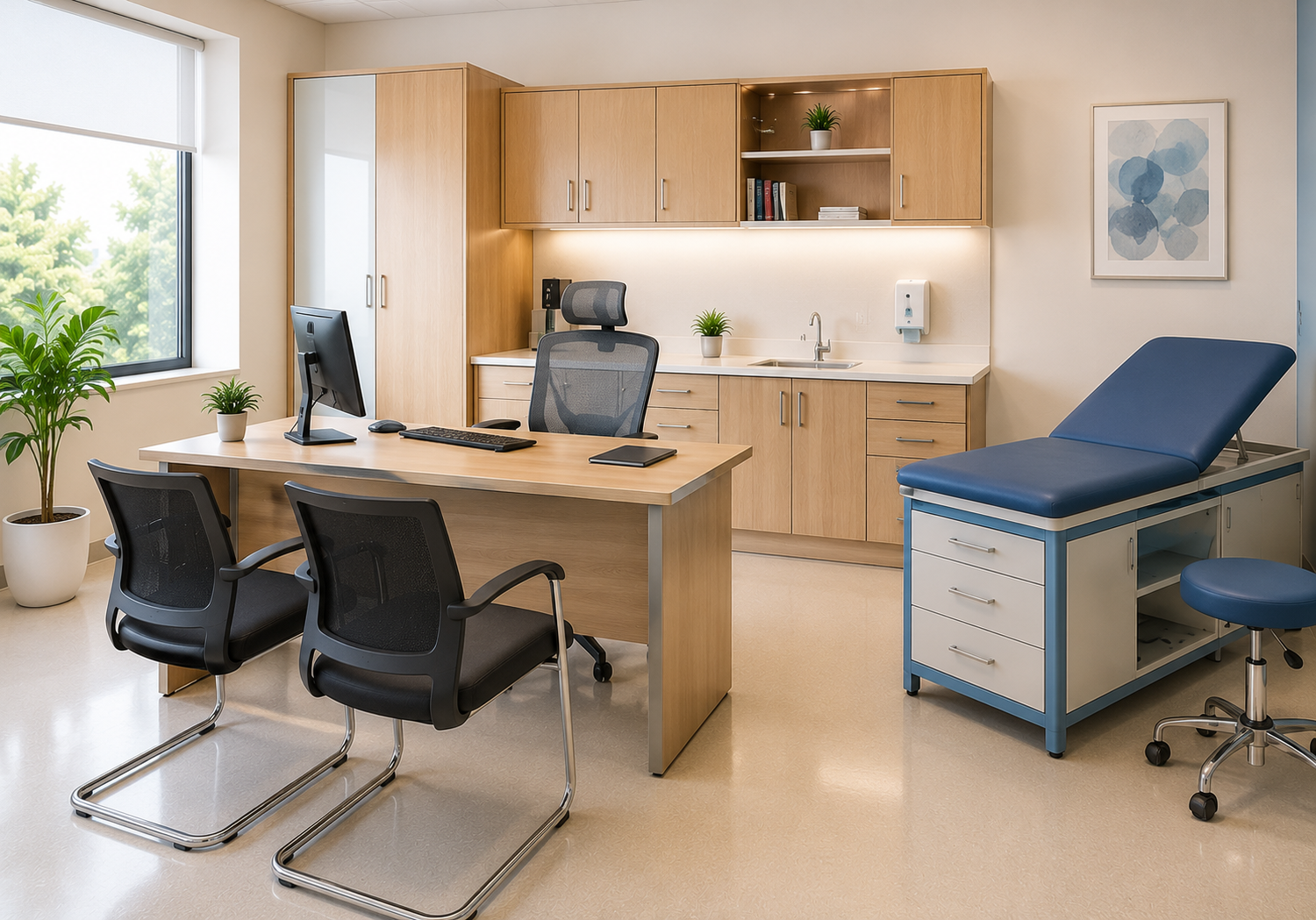 OPD consultation cabin fixtures