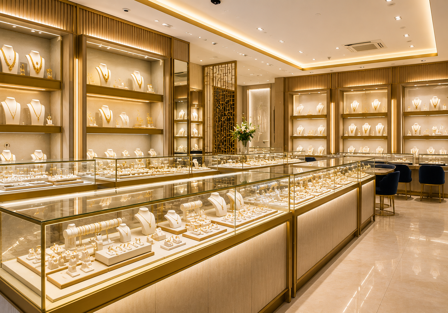 Jewellery showroom installation