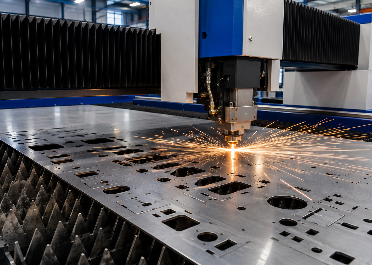 Laser sheet cutting